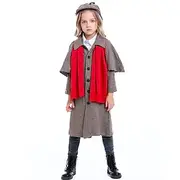 Fairy Tale Detective Cosplay Costume Outfits Storybook Characters Cosplay Movie Cosplay for Boys' Girls' Kid's Halloween Carnival World Book Day Performance Ed