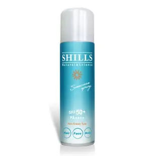 【SHILLS】很耐曬清爽亮白防曬噴霧-零油感 SPF50+PA++++ 90g｜台隆手創館