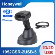 Honeywell 1952GSR-2USB-5 Handheld 2D Wireless Barcode Scanner USB Kit with Stand