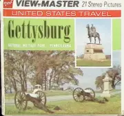 GETTYSBURG NATIONAL MILITARY PARK 3d View-Master 3 Reel Packet NEW SEALED
