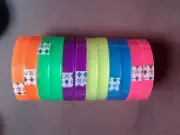 Clear Colorful transparent Adhesive school supplie scrapbooking scotch Tape roll