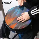 TONNY孔雀紫非洲鼓成人手鼓12寸專業麗江云南手拍鼓演奏級鼓樂器