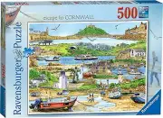 Ravensburger Escape to Cornwall 500 Piece Jigsaw Puzzles for Adults and Kids Age