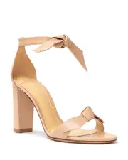 Alexandre Birman Women's Clarita Ankle Tie High Block Heel Sandals