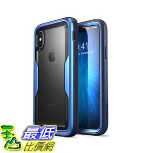 [7美國直購] 手機保護殼 i-Blason iPhone X Case, iPhone Xs Case [Heavy Duty Protection] [Clear Back]