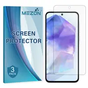[3 Pack] Samsung Galaxy A35 5G Ultra Clear Screen Protector Film by MEZON – Case Friendly, Shock Absorption (Galaxy A35 5G, Clear) – FREE EXPRESS