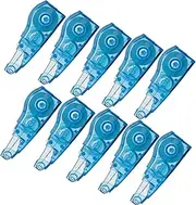Plus Correction Tape, Whiper MR Replacement Tape, 0.2 inches (5 mm) x 13.7 ft (6 m), Blue, 10 Pieces, 16.9-39.2 x 10