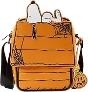 LoungeflyPeanuts Great Pumpkin Snoopy Doghouse Crossbody Bag
