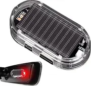 Solar Powered Car Alarm Light - Auto LED Interior Safety Lamp,Simulated Alarm Anti-Theft LED Flashing Security -Light for Interior -Safety