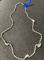 HILO HATTIE Hawaiian SHELL Strand Necklace Dove Snail Conch Beach Surfer NWT