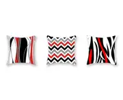 3Pcs Home Geometry Line Pillow Cover Living Room Office Sofa Cushion Cover - 2