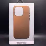 Nomad Modern Leather Case for iPhone 15 Pro Brown Leather