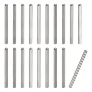 3x40mm Dowel Pins, 20pcs Round Head Flat Chamfered End Dowel Pin