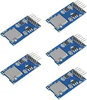 Pack of 5 SPI Reader Micro Memory SD TF Card Memory Card Shield Module Compatible with Arduino