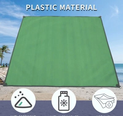 LooDro Sand Free Beach Mat Blanket 71'' X71'' Dust Free Waterproof Carpet San...