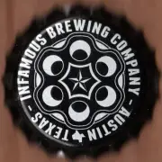 USA Plastic Lined Beer Crown Bottle Cap: Infamous Brewing