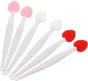 VICASKY Tri-lip Scrub Brush Nose Brush Set Silicone Exfoliating Cleansing Tools