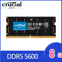 在飛比找PChome24h購物優惠-Micron Crucial DDR5 5600 8G 筆記