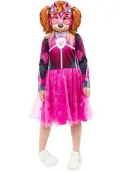 Mighty Paw Patrol Movie Girls Glow In The Dark Skye Costume