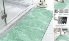 Bath Mat 17x43, Non Slip Quick Dry Rugs, Super Absorbent Ultra Thin Bathmat,