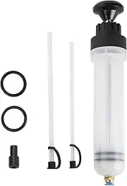 MAEZOE 200cc Automotive Fluid Extractor Pump, Manual Fluid Syringe, Oil Suction Pump, Fuel Suction & Filler, Fluid Oil Change Extractor