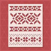 Merry Christmas stencil - Reusable & Durable - 10 Mil Santa Claus Wreath Tree
