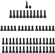 [Dr.Roc] 60 pcs TR412 TR413 TR414 Rubber Snap-in Tire Valve Stems for 0.453 inch Rim Holes- U.S. Standard Tire Valves for Tubeless Tires