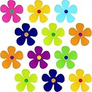 WELANE Flower Car Magnets, 12 PCS Flower Shape Decorative Magnets for Car, Home, Refrigerator Decoration (8 Colors)