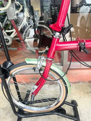 老田單車 英國 RALEIGH 16吋自行車(類小布Brompton)9速折疊車-紅色