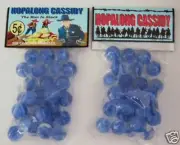 2 BAGS OF Hopalong/Cassidy PROMO COLLECTOR MARBLES