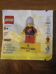 Lego Bricktober 1978 Knight Minifigure Magnet Sealed Polybag