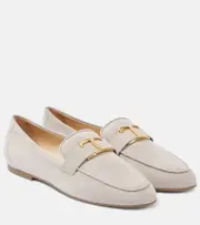 [Tod's] Tod's T Timeless suede loafers AU 6 grey