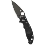 Spyderco Manix 2 Lightweight Signature Folding Knife with 3.37" CTS BD1 Black