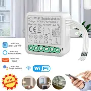 Tuya WiFi Smart Switch Wireless Module Light Control 1/2/3/4CH For Alexa Google