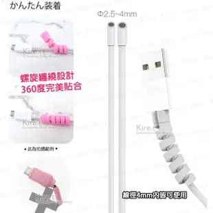 【kiret】通用手機線頭保護套USB充電線 IPhone傳輸線-超值12入(充電線 耳機線 保護套)