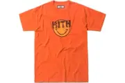 Kith Cheeky Tee SS18 Orange Smiley Hippie Medium M New NWT