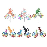 Animal Bicycle Windmill Wheel Spinner Garden Decorations Windmills & Wind Spinners