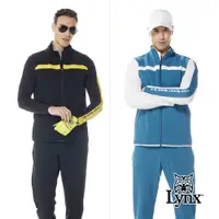 在飛比找PChome24h購物優惠-【Lynx Golf】首爾高桿風格！男款防風防潑水內刷毛保暖