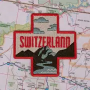 Switzerland Iron on Travel Patch - Great Souvenir or Gift for travellers