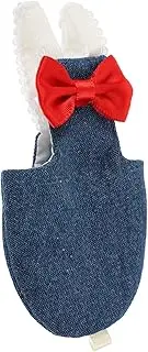 HOLIDYOYO Parrot Diaper Suit for Cockatiels and Parakeets Reusable Bird Clothes with Bow Decoration Lightweight Material for Comfortable Flight for Birds