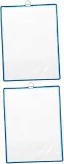 COHEALI 2pcs Wall File Folder Holder Large Capacity Plastic Organizer for Books Documents Magazines Stain-Resistant Wall Mount Space-Saving Office Home Storage