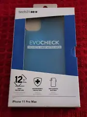 tech21 Evo Check Phone Case for Apple iPhone 11 Pro Max Classic Blue 12 ft. Drop