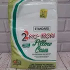 Vintage Kmart 2 No-Iron Standard Pillow Cases Made In USA, White, Sealed Package