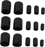 Rubber Screw Caps Assortment Kit Thread Protectors for Pipes Bolts and Screws Safety Cover for Automotive Construction and Home Improvement Projects