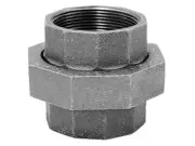 Anvil 8700163101 Black Malleable Iron Pipe Fitting Union 1-1/4 in. NPT Female