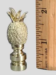 Superb Quality Solid Polished Brass Pineapple Lamp Finial 2 '' Tall DR20