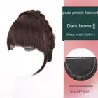 Wig Pads Wig Bangs Short Straight Bangs Head Fake Fringe Hair New Wig Clips