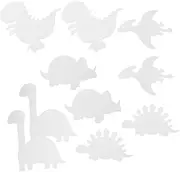 Totority Educational Dinosaur Coloring Cards 10pcs Watercolor Art Cards Boys and Girls Drawing Learning Toys for Boys and Girls