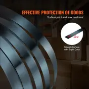 Heavy-Duty Steel Strapping Roll 12.7mm x 0.4mm x 100m, 500 kg Capacity