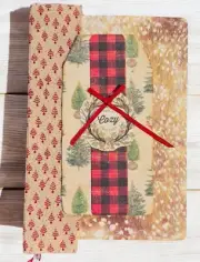 Cozy Christmas Junk Journal Diary Memory Book 186 Pages Ephemera Writing Nature